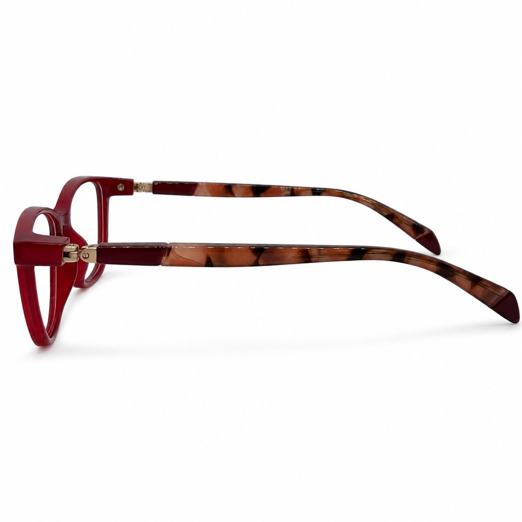 Óculos Infantil - Armação Lia — Vermelho / Animal Print